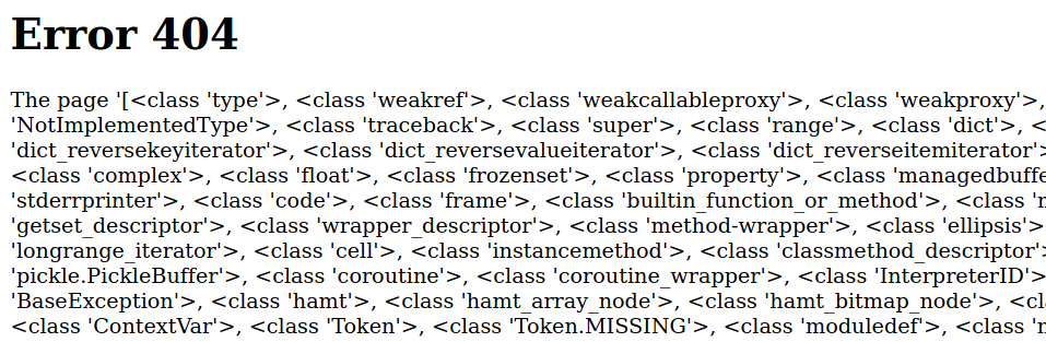 Subclasses enumeration